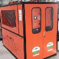 Mild Steel Automatic Rectangular 440 Orange Haley Compressors 3 100-200kg Water Chiller Machine