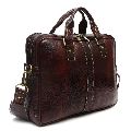Genuine Leather Checked Plain Printed Urban Odd leather office handbags