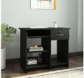 Particular Wood Rectangular Black Plain New Polished Mohit Furniture Computer Table