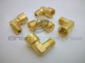 Round Golden Coated Brass Hose Fittings
