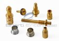 Golden Polished brass machined component