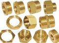 Round Golden Coated brass pipe fittings