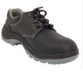 Black Leather safety shoes