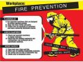 Multi color Fire safety poster