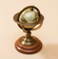 AGSWGL-3 Brass Antique World Globe