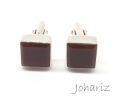 Natural Red Onyx 925 Sterling Silver Cufflinks