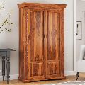 Empire Bedroom Rustic Solid Wood Large Armoire Wardrobe With Shelves