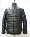 Ladies Leather Quilted Jacket