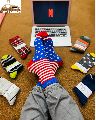 American Flag Designer Socks For Men Women 5 pairs pack