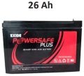 Exide 12v 26ah powersafe plus smf battery
