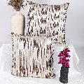 silky smooth 60cms x 60cms off white 2 pieces cushion covers