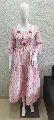 Weaving Fancy Material Pink Yellow 4 Weaving 3/4 Sleeves Veeha Creation 4 Designer Gown