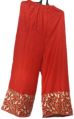 Embroidered Palazzo Pants