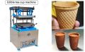 Steel Cast iron edible tea cup making machine