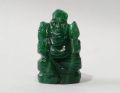 Green Jade Ganesha Statue