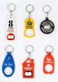 Abs and Metal Bottle Opener Keychain