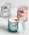 Designer Glass Candle Jar
