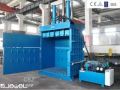 kiran hydraulics New 3 Phase Semi Automatic 100-1000kg Unpolished Mild Steel 440 Blue hydraulic tyre bailing press machine