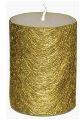Tanishqa Candles Wax Polished golden pillar candles
