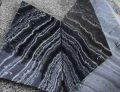 NR Marble Polished Solid Natural zebra black marble
