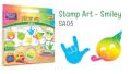 Stamp Art  Smiley Colouring Book Set