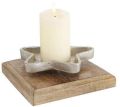 Aluminium candle stand Gold Plated