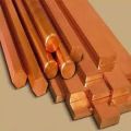 Polished Round Rectangle Brown Copper Bars