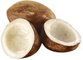 Brown dry coconut