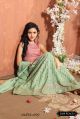 Girls Designer Peach Color Lehenga