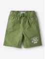 Green Plain boys bermuda shorts