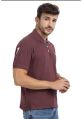 Polyester Half Sleeve Mens Plain Polo tshirt