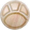Natural Round Areca Leaf Partition Plate