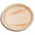 Plain Round Areca Leaf Plate