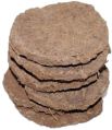 Round Brown dry cow dung cake