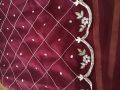 Saraswati Silk  Customised Maroon Designer Handwork Saree