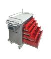 Emergency Cart with 5 Drawer