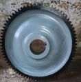 Mild Steel Polished Round Black spur gear from railway wheel
