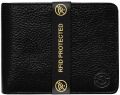 SCHARF Georgia Black Leather Men's RFID Pocket Wallet