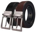 SCHARF Reversible PU Leather Belt for Men Size 28-42 Color