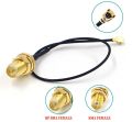 RF CONNECTOR HOUSE Aluminium Brass Stainless Steel Round Black White 113mm shielded sma f to ufl cable assemblies