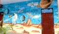 school cartoon wall painting images