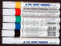 Plastic Permanent Black Blue Green Red Yellow Light Shades Of White vpl paint marker