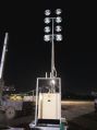 Mild Steel Electric LED 220V 22 meter mobile lighting tower