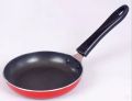 Round Black & Red Plain Elrich aluminium non stick mini fry pan