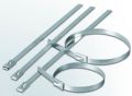 Polished Silver stainless steel cable tie