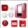 Plastic Red Fire Alarm System