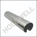 Stainless Steel Silver Round glass railing slot pipe