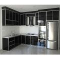 Coated Plain Aluminium Kitchen Cabinet