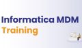 Best Informatica MDM Training from Hyderabad