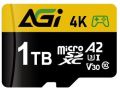 Black agi microsd 1tb memory card